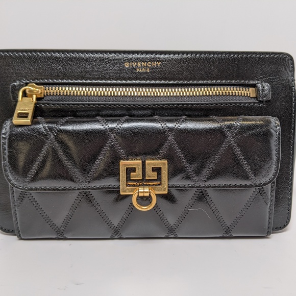 SOLD Givenchy Diamond Quilted Pocket Crossbody Bag - Picture 2 of 7